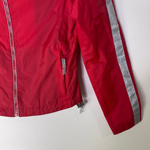 Vintage Tommy Hilfiger Girl Sport Women's‎ Medium Jacket Windbreaker Red Y2K - Picture 6 of 9